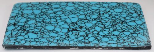 Turquoise #40 with Black Web Tru-Stone Slab - 0.17
